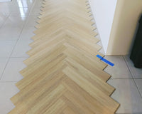 What type of flooring can you install over ceramic tiles?