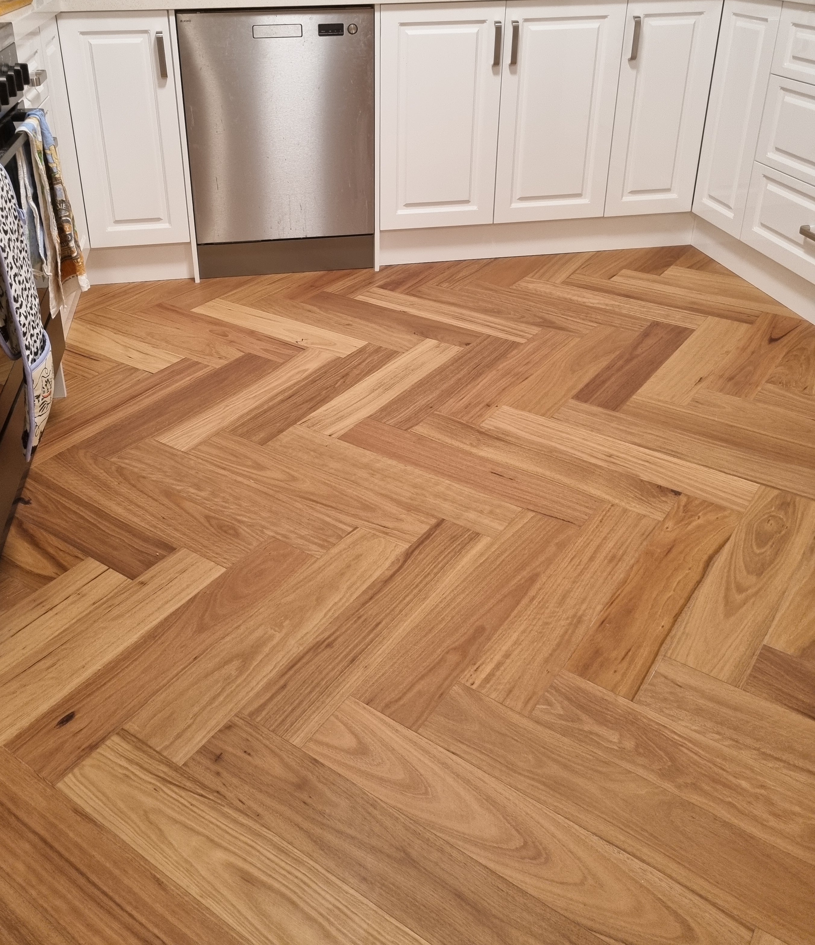 Blackbutt Timber Flooring Herringbone