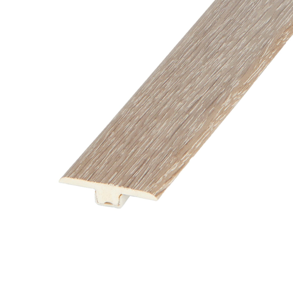 Grey Oak T-Mould Hybrid Flooring Expansion Trim 8mm